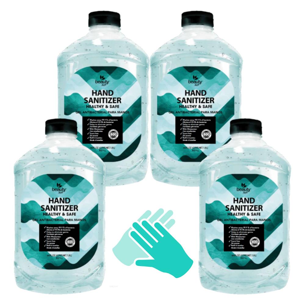 FDA Approved Hand Sanitizer Half a Gallon Pack of 4 (256 oz)